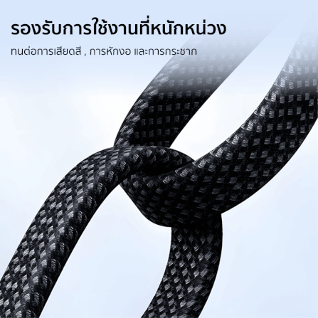 สายชาร์จเกมมิ่ง ZTEC รุ่น ZL531 USB-C to Lightning 27W ยาว 1.2 เมตร สีดำ (รองรับชาร์จเร็ว PD / QC)_8